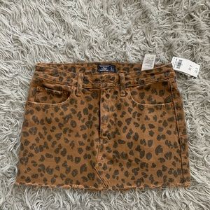 Abercrombie cheetahini skirt